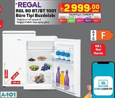REGAL BÜRO TİPİ BUZDOLABI REGAL BÜRO TİPİ BUZDOLABI